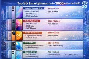 The Best 5G Phones Under 1000 AED You Can Buy in the UAE in 2026