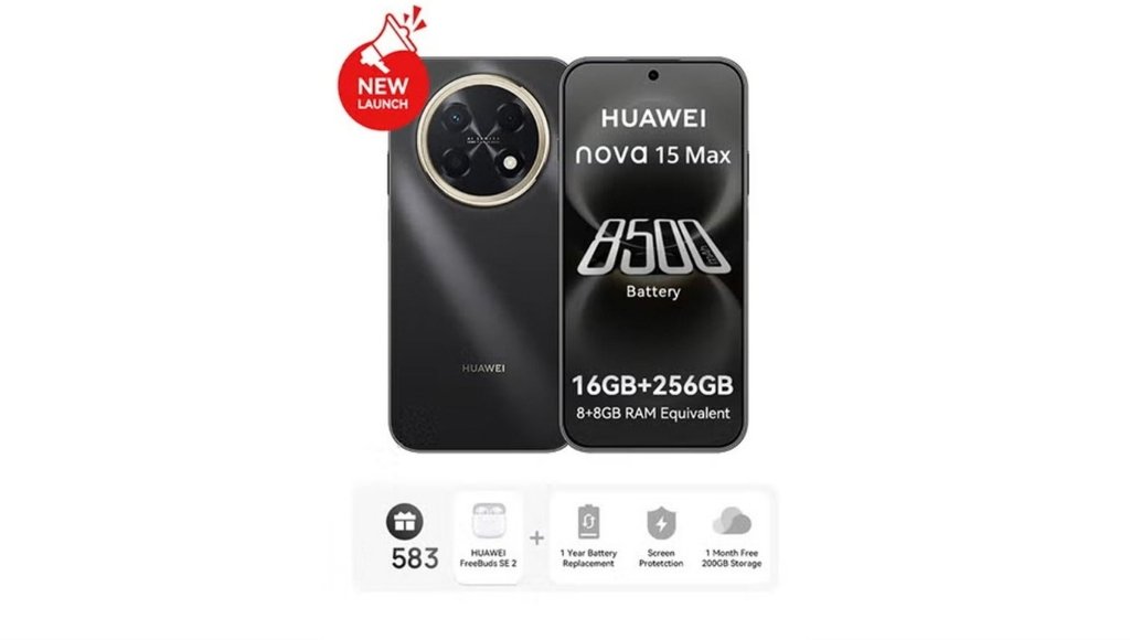 Huawei Nova 15 Max smartphone