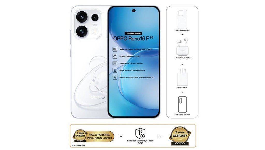 OPPO Reno16 F Price In UAE